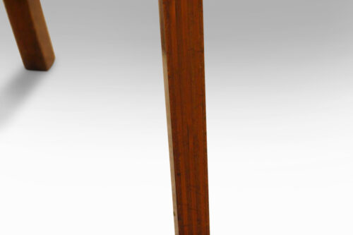 Edwardian mahogany and leather desk chair