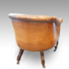 Victorian button-back leather easy chair