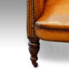 Victorian button-back leather easy chair