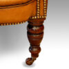 Victorian button-back leather easy chair