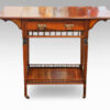 Edwardian inlaid rosewood drop-flap table