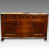 George III oak dresser base