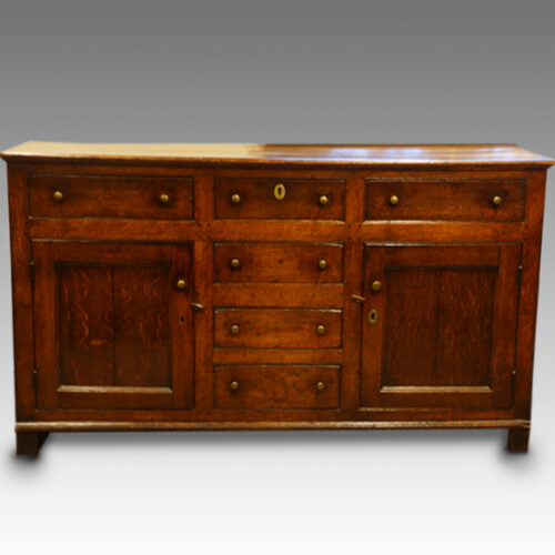 George III oak dresser base