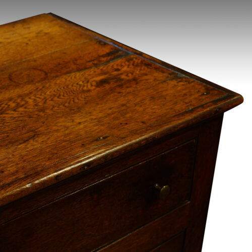 George III oak dresser base top