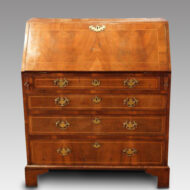 George III walnut bureau