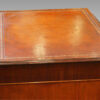 Victorian small mahogany partners desk leather top