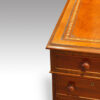 Victorian small mahogany partners desk edge