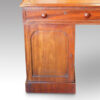 Victorian small mahogany partners desk door panel