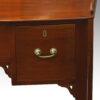 Edwardian mahogany bow-fronted dressing table box drawer