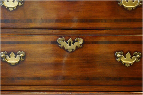 George I chestnut chest on stand