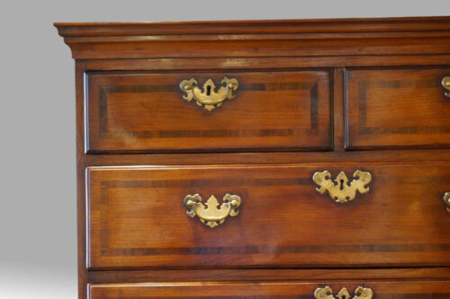 George I chestnut chest on stand