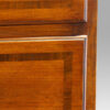 Antique chest of drawers cross-banding