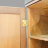 George III mahogany linen press door hinge