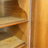 George III mahogany linen press linen slide