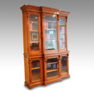Victorian mahogany library bookcase