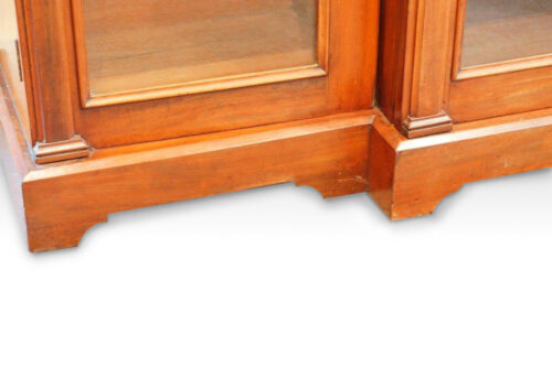 Victorian mahogany library bookcase