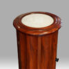 Victorian mahogany circular bedside cabinet