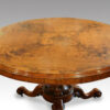 Victorian burr walnut circular dining table