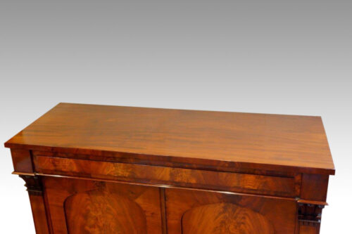 William IV mahogany chiffonier sideboard top