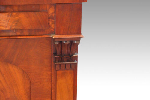 William IV mahogany chiffonier sideboard carved capitals