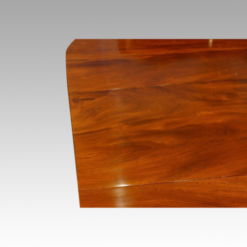 Mahogany twin pillar dining table (1930's),5