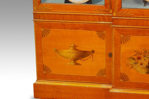 Antique bookcase cabinet