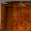 Antique wardrobe door open