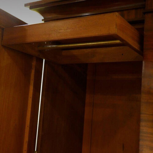 Antique wardrobe hanging robe