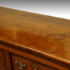 19thc. oak dresser base top detail