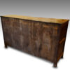 19thc. oak dresser base back