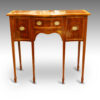 Edwardian inlaid serpentine small sideboard
