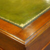 Edwardian walnut small pedestal desk gilt tooling