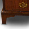 George III inlaid walnut bureau feet
