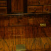 George III inlaid walnut bureau interior