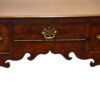 Georgian oak lowboy central drawer