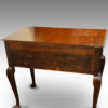 Georgian oak lowboy rear