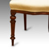 Set of 6 Victorian mahogany balloon back dining chairs leg