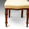 Set of 6 Victorian mahogany balloon back dining chairs front legs