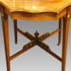 Victorian inlaid rosewood shaped centre table