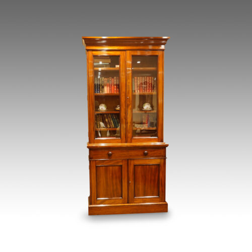Victorian mahogany bookcase