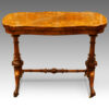 Victorian shaped inlaid walnut cardtable