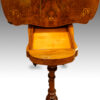 Victorian shaped inlaid walnut cardtable top