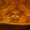 Victorian shaped inlaid walnut cardtable inlay