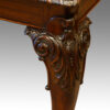 Edwardian dining table leg detail
