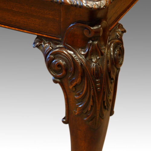 Edwardian dining table leg detail