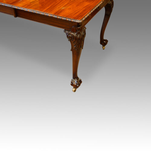 Antique dining table leg