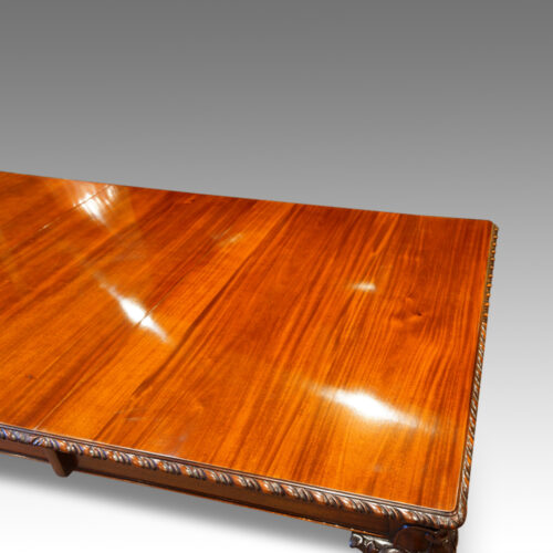 Edwardian mahogany dining table top