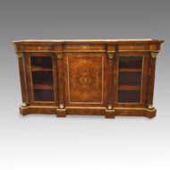 Magnificent Victorian inlaid walnut credenza