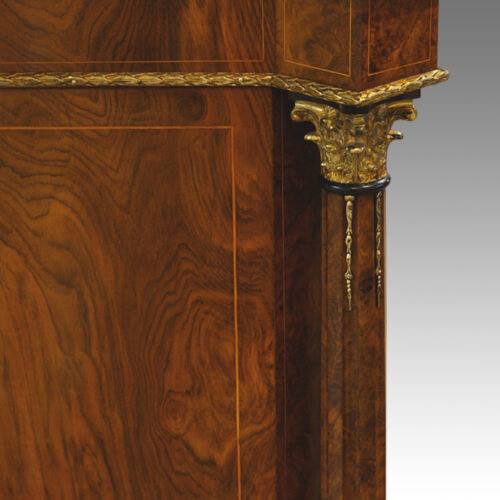 Victorian walnut credenza