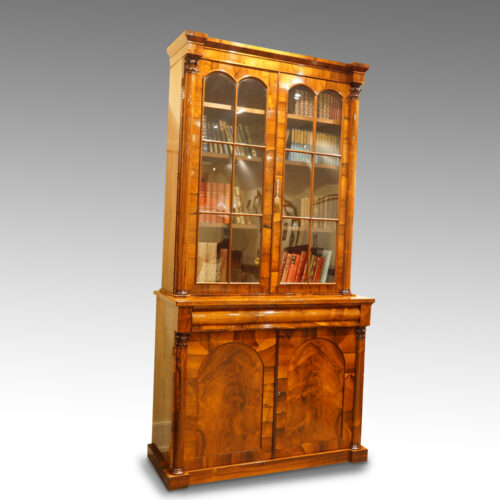 Antique rosewood bookcase